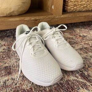 White Nike Running Shoes